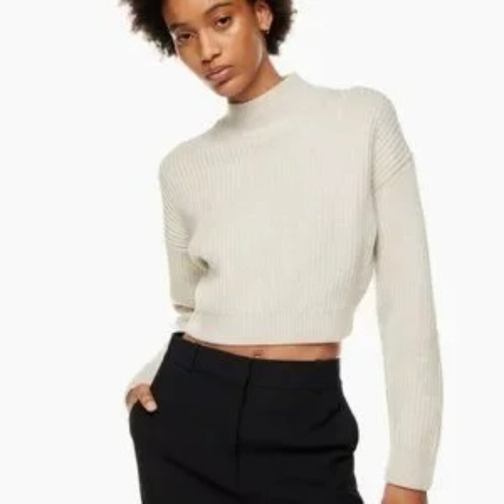 Babaton crop CYRUS SWEATER size M